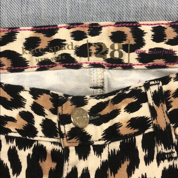 Kate Spade Brooke Street Cheetah Denim - Picture 3 of 4